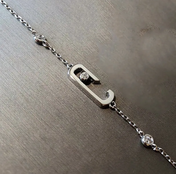 Messika Move Uno Open Cubic Zirconia Bracelet