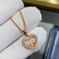 Chopard Happy Heart Cubic Zirconia Necklace