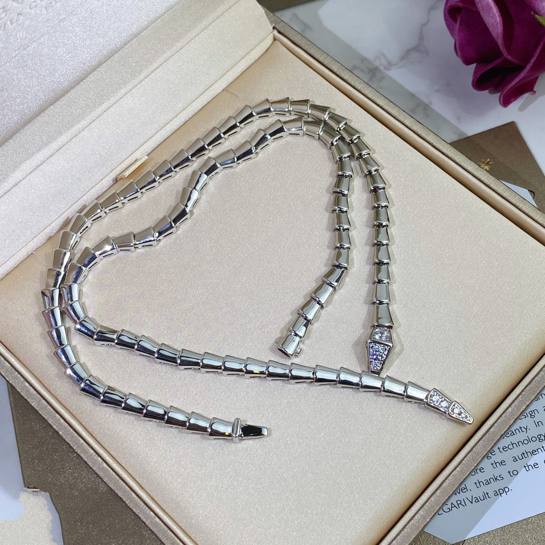 Bvlgari Serpenti Cubic Zirconia Necklace