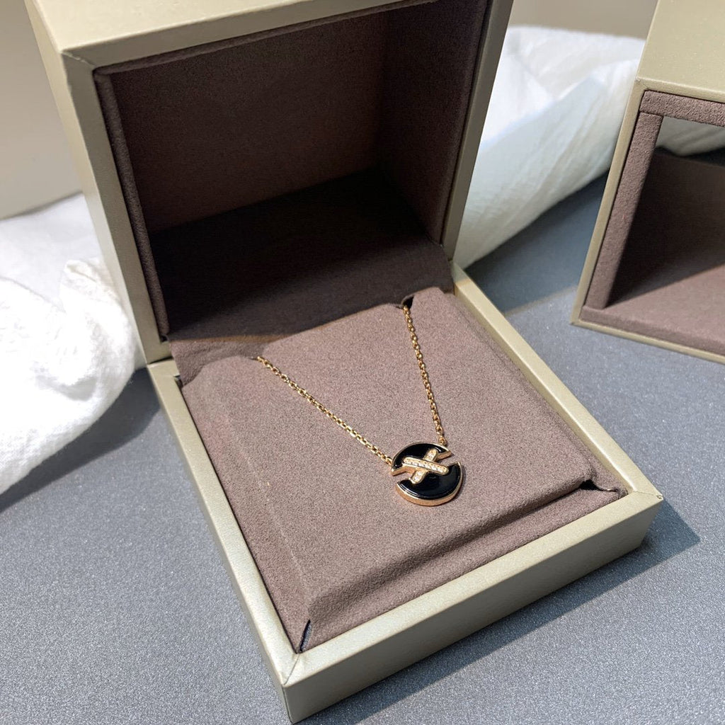 Chaumet Jeux de Pink Gold Cubic Zirconia Necklace