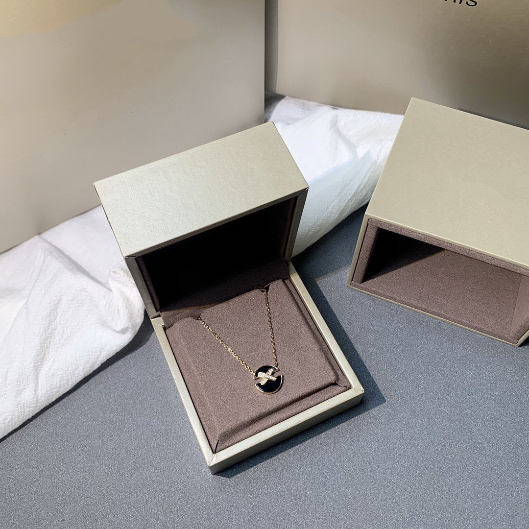 Chaumet Jeux de Pink Gold Cubic Zirconia Necklace