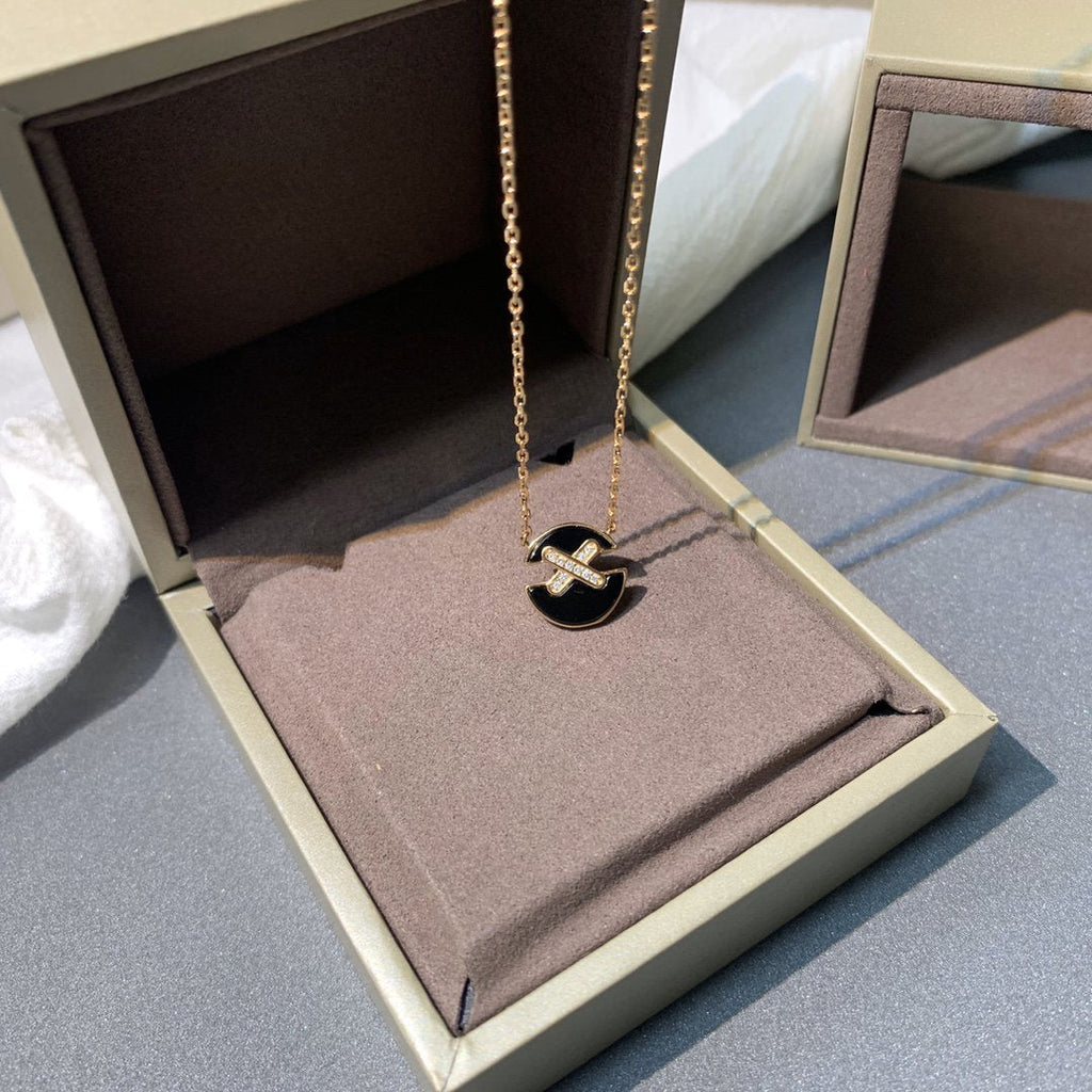Chaumet Jeux de Pink Gold Cubic Zirconia Necklace