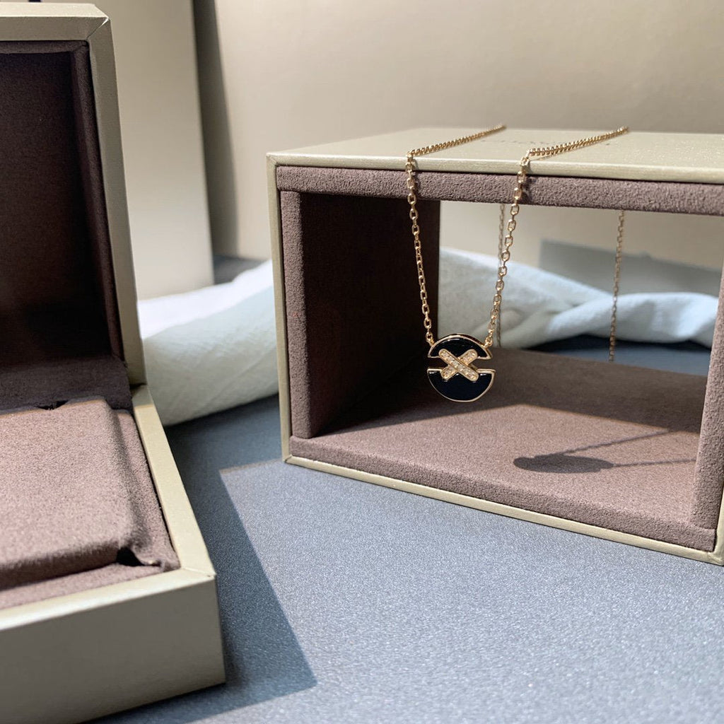 Chaumet Jeux de Pink Gold Cubic Zirconia Necklace