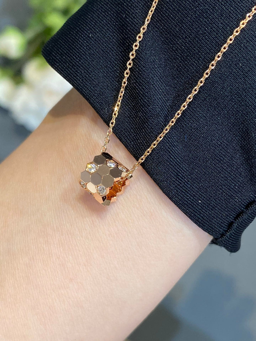 Chaumet Bee Love Cubic Zirconia Necklace