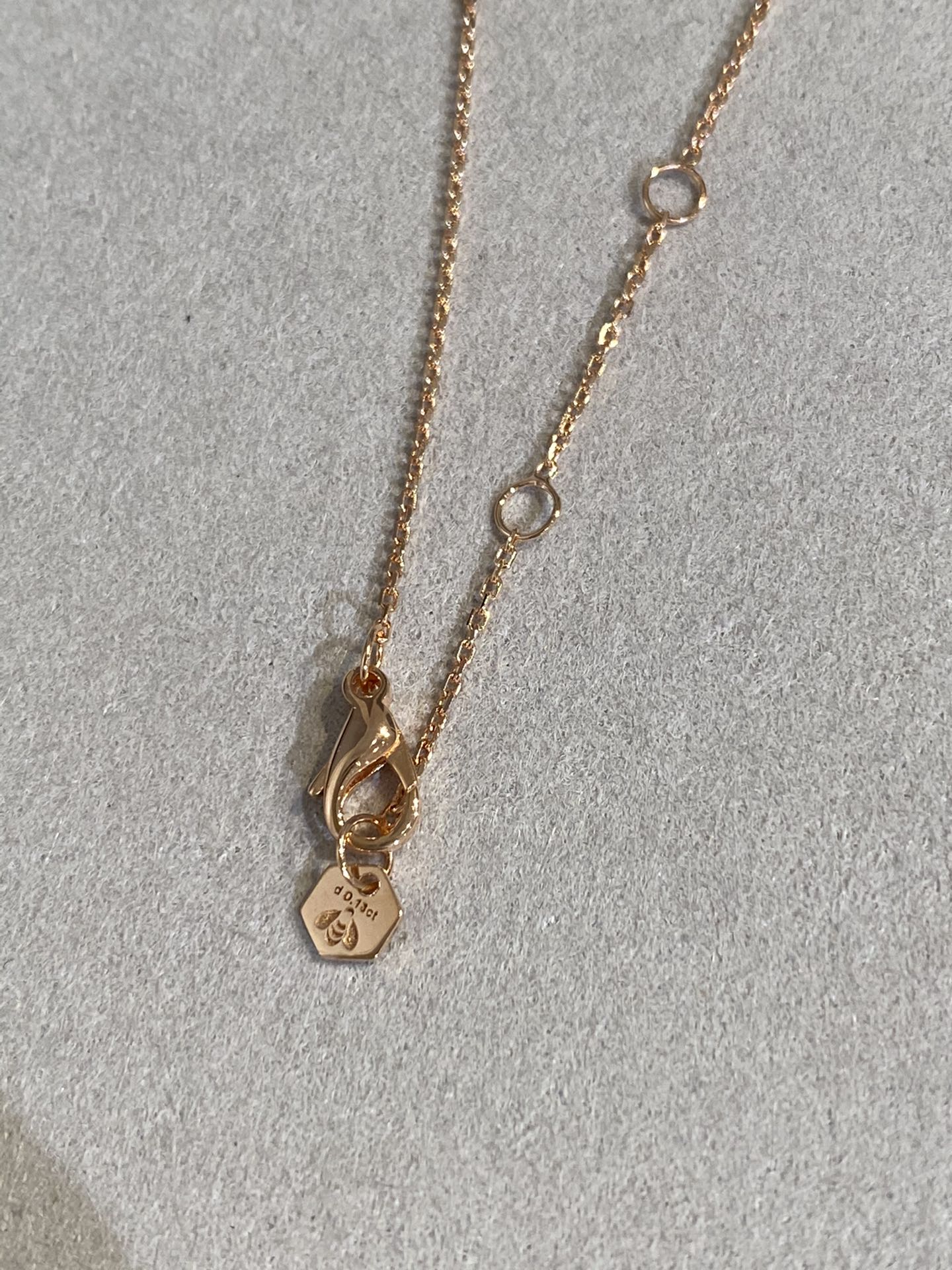 Chaumet Bee Love Cubic Zirconia Necklace
