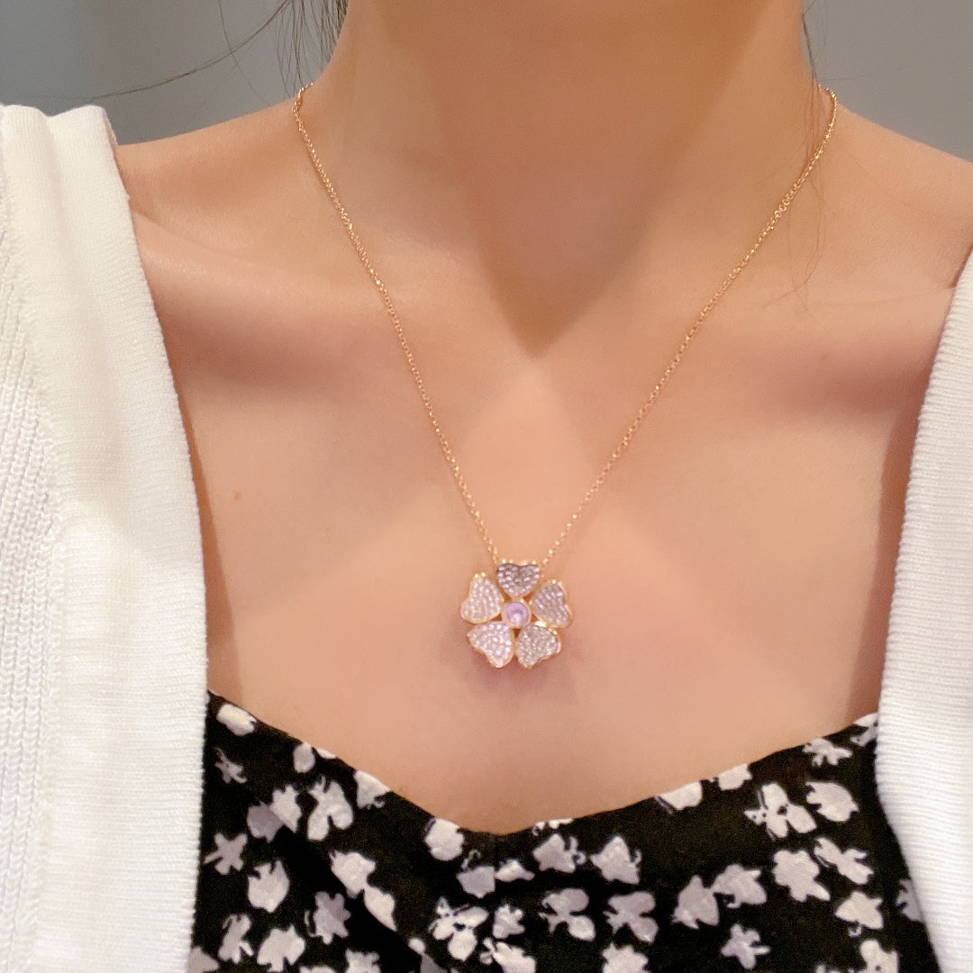 Chopard Happy Pendant Cubic Zirconia Necklace