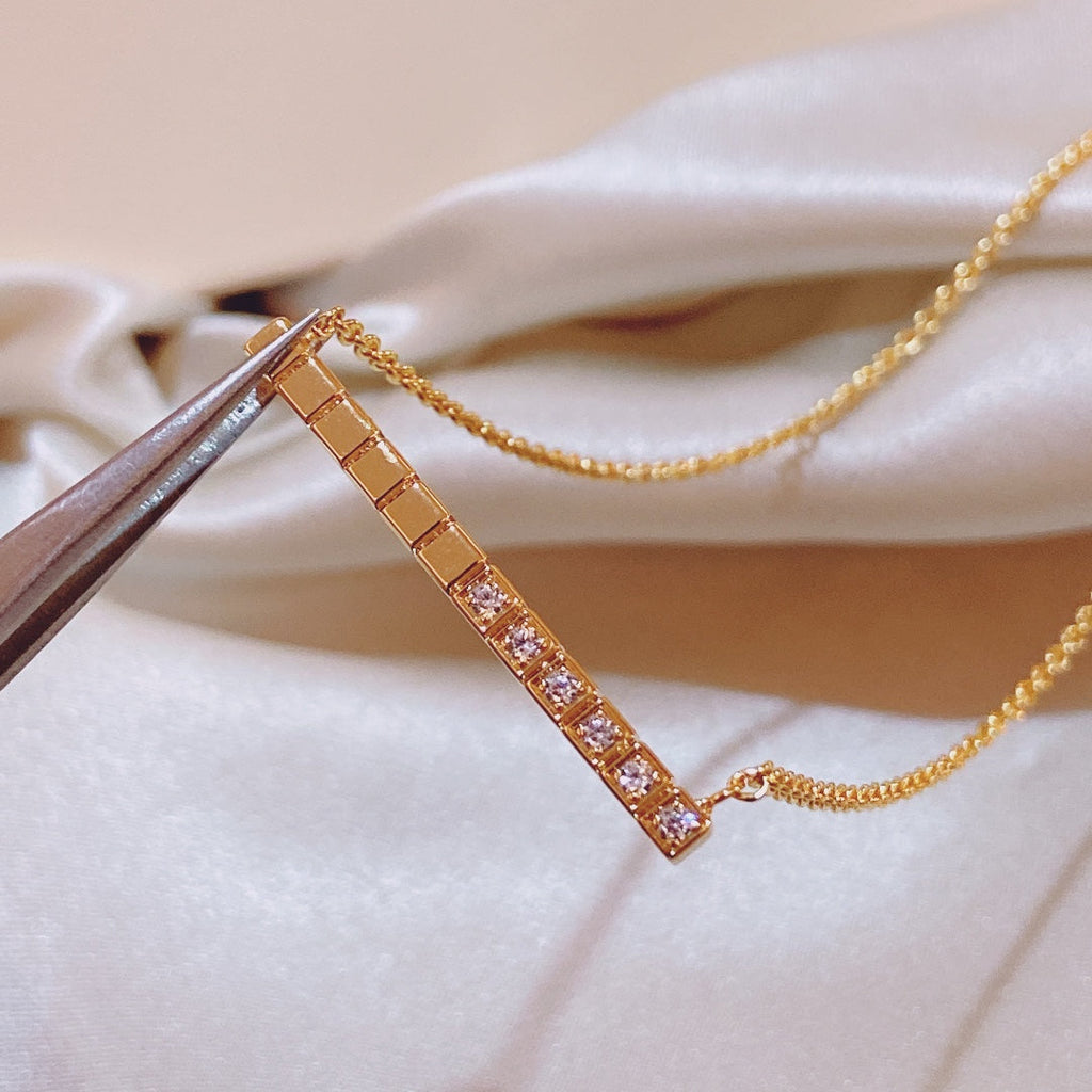 Chopard Ice Cube Necklace Cubic Zirconia