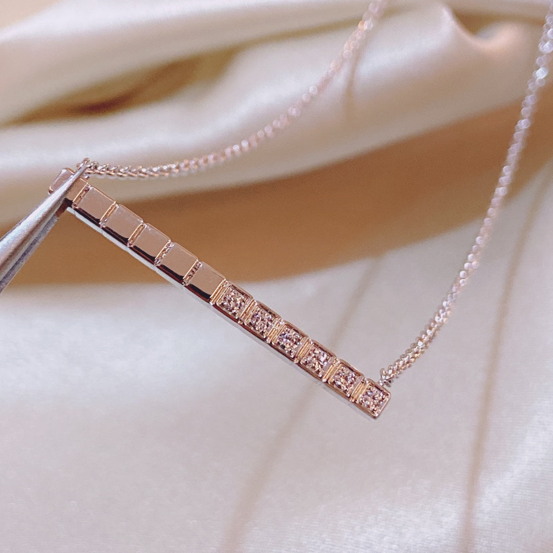 Chopard Ice Cube Necklace Cubic Zirconia