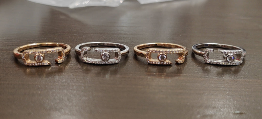 Messika Move Uno Open Ring Cubic Zirconia