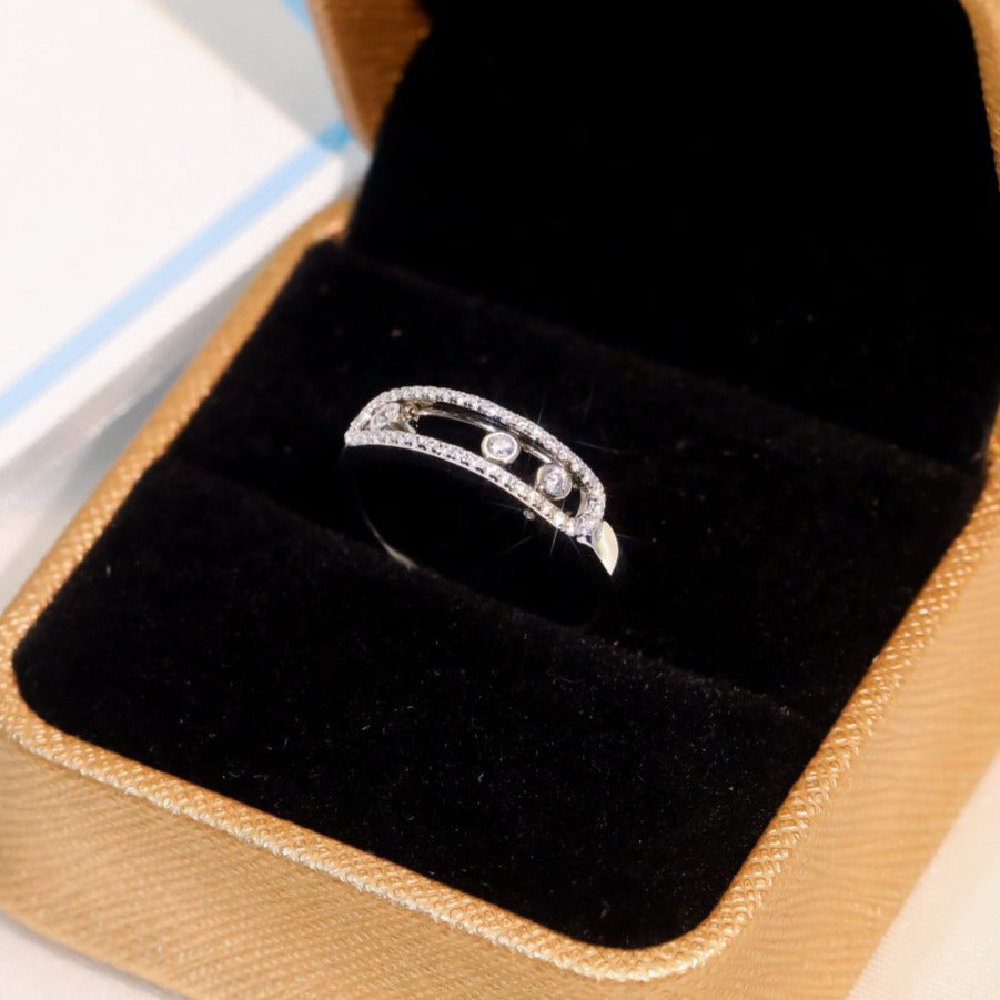 Messika Baby Move Paved Silver Cubic Zirconia Ring