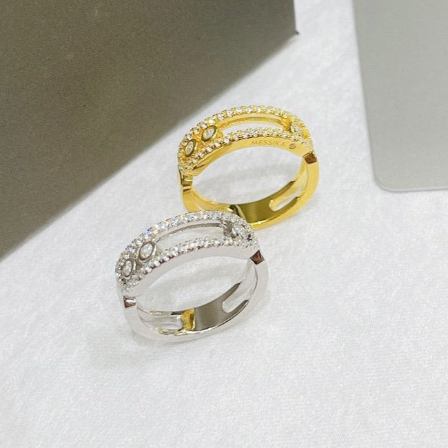 Messika Move Classic Paved Cubic Zirconia Ring