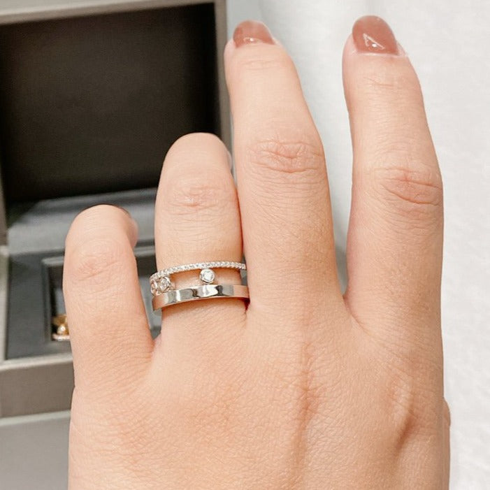 Messika Move Romane Cubic Zirconia Ring
