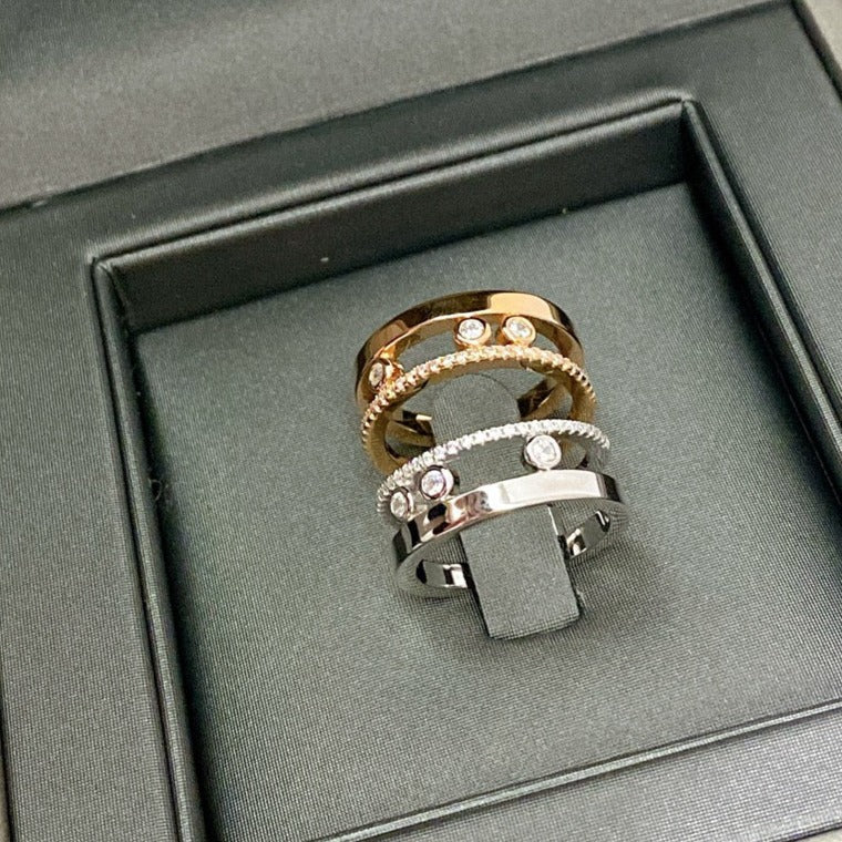 Messika Move Romane Cubic Zirconia Ring
