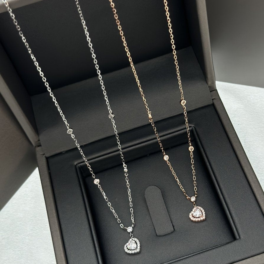 Messika Joy Heart Cubic Zirconia Necklace