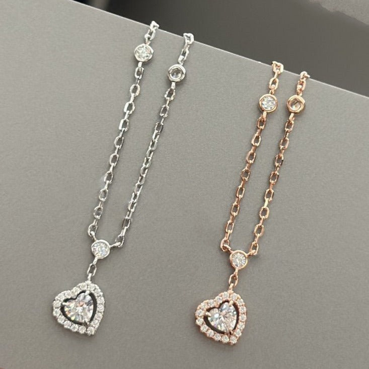 Messika Joy Heart Cubic Zirconia Necklace