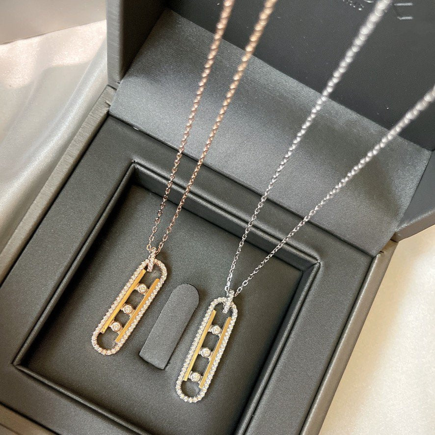 Messika Move 10th PM Cubic Zirconia Necklace