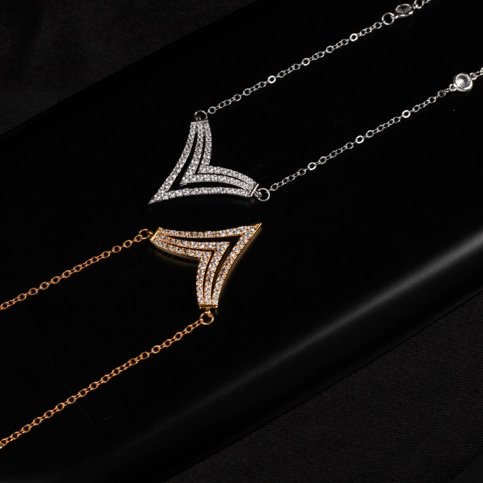 Messika Messik Heart Cubic Zirconia Necklace
