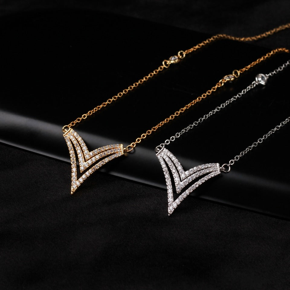 Messika Messik Heart Cubic Zirconia Necklace