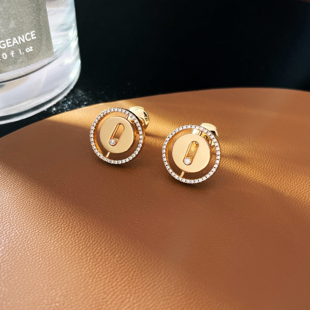 Messika Puces Lucky Move Cubic Zirconia Earrings