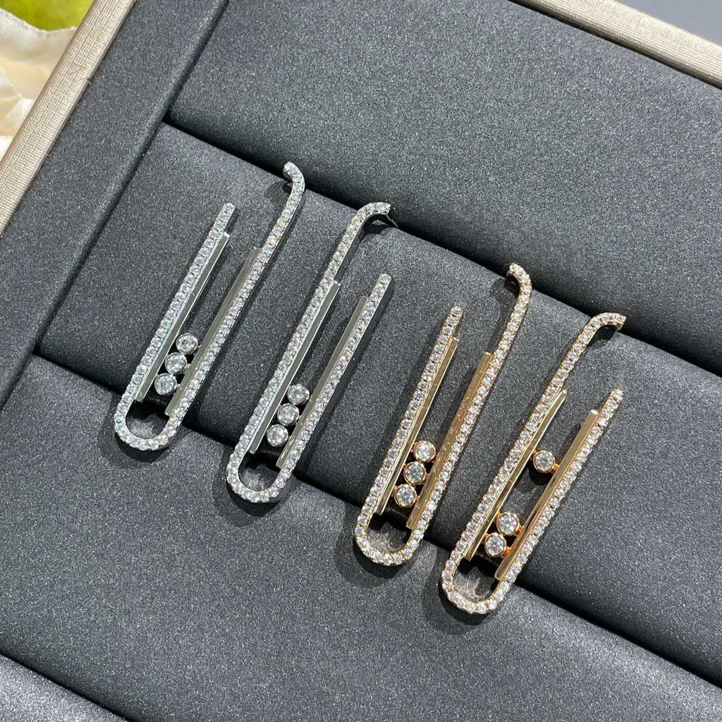 Messika Move 10th PM Earrings Cubic Zirconia