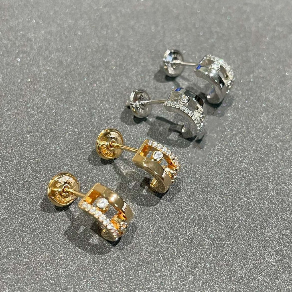 Messika Move Romane Earrings Cubic Zirconia