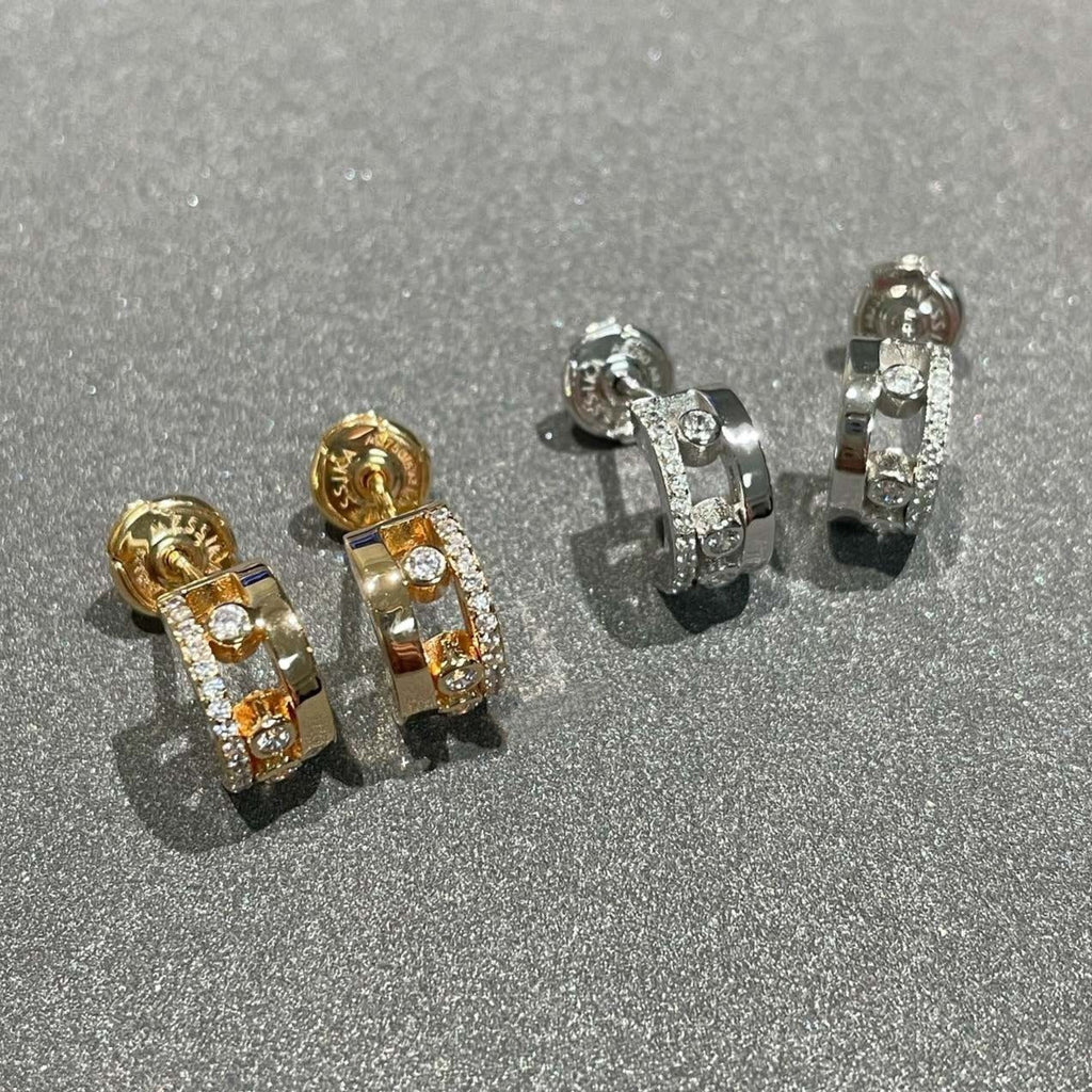 Messika Move Romane Earrings Cubic Zirconia