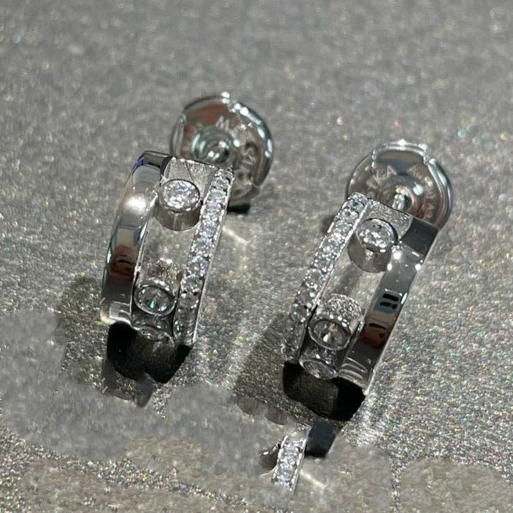 Messika Move Romane Earrings Cubic Zirconia