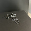 Messika Move Uno Chaine Cubic Zirconia Earrings