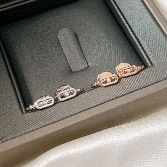 Messika Creoles Move Uno Mini 1 Cubic Zirconia Earrings