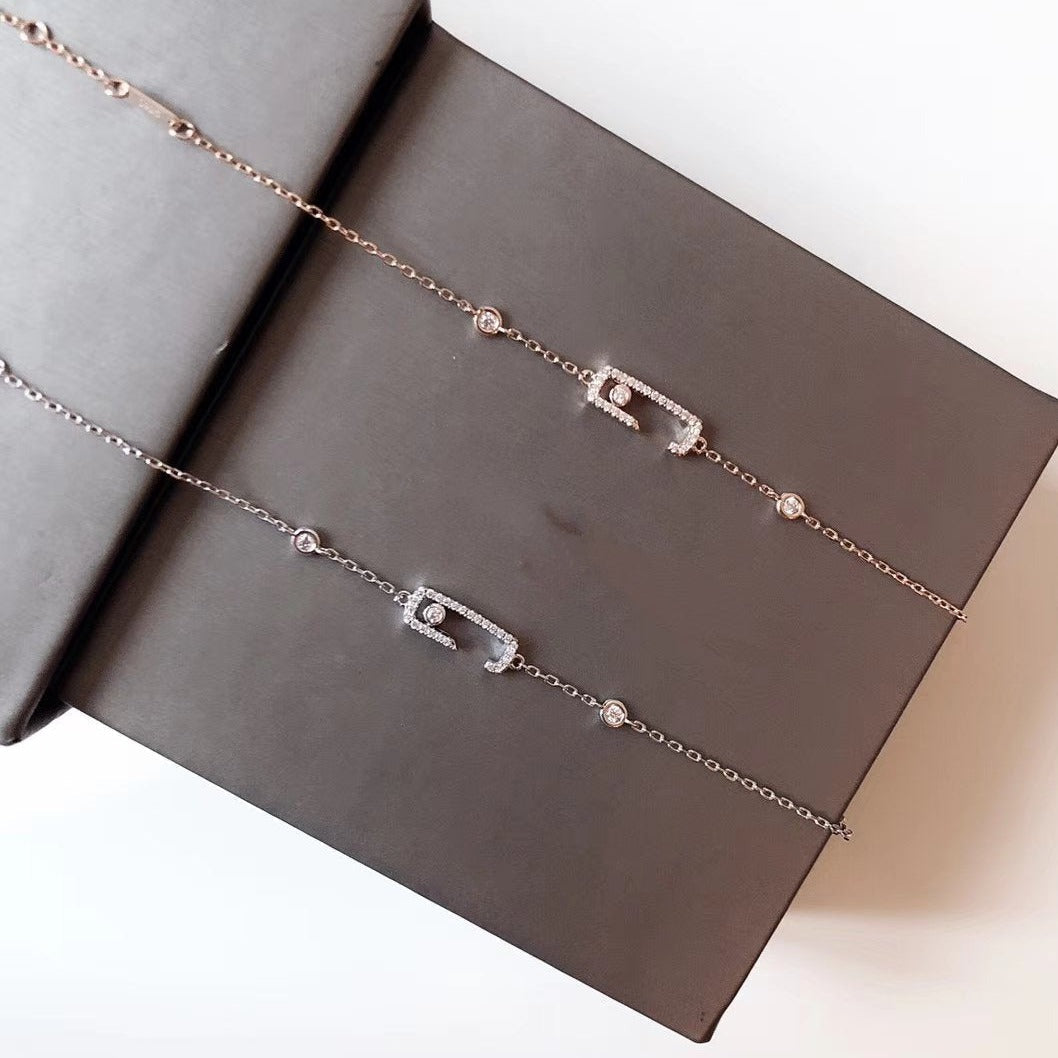 Messika Move Uno Open Cubic Zirconia Bracelet