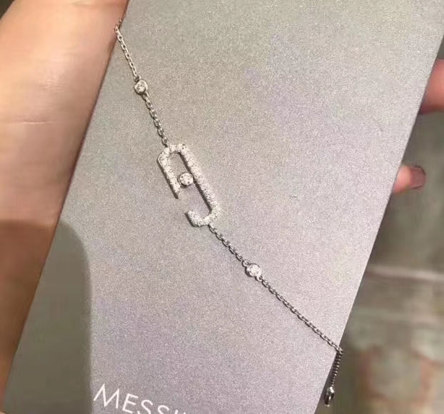 Messika Move Uno Open Cubic Zirconia Bracelet