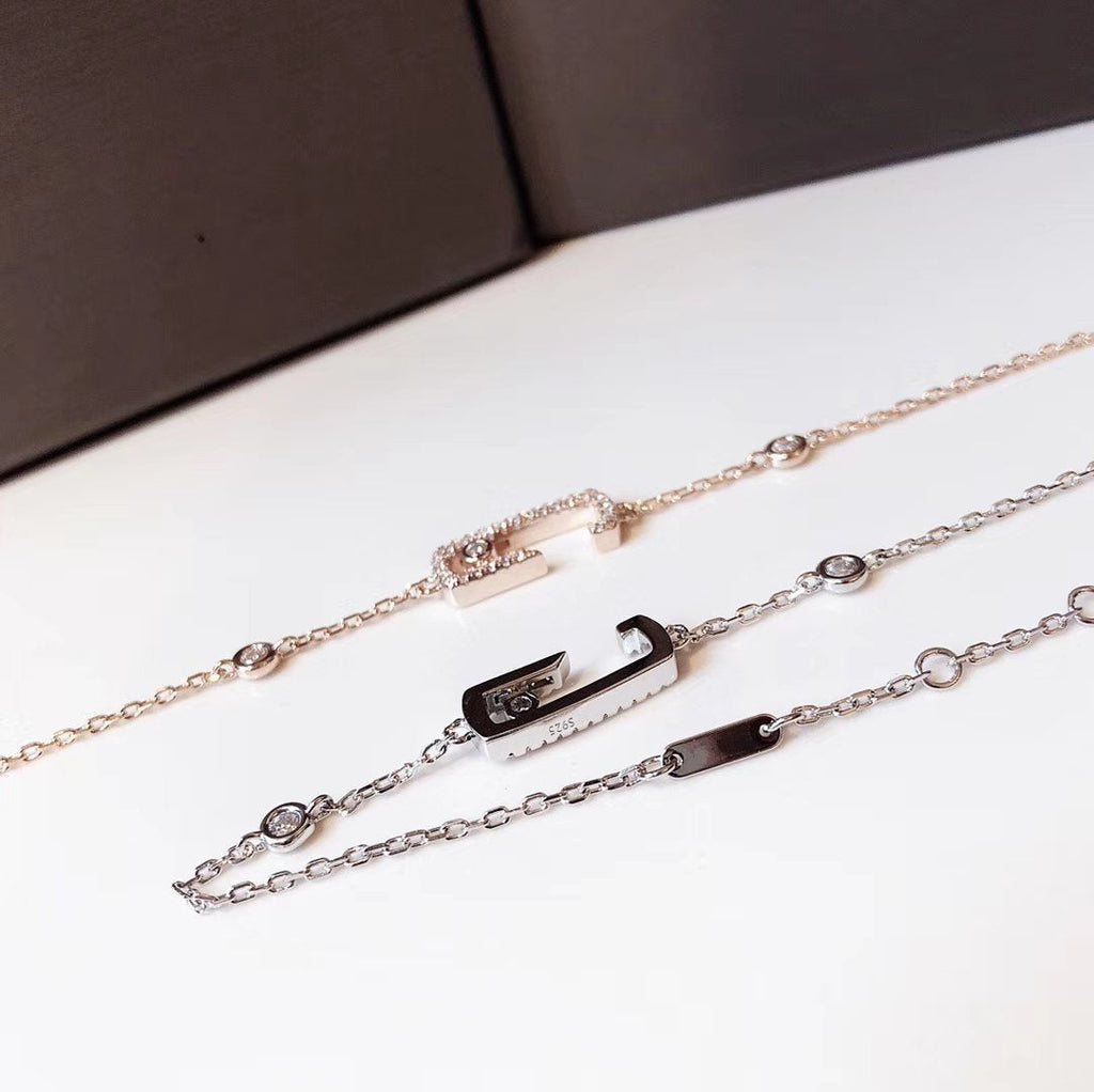 Messika Move Uno Open Cubic Zirconia Bracelet