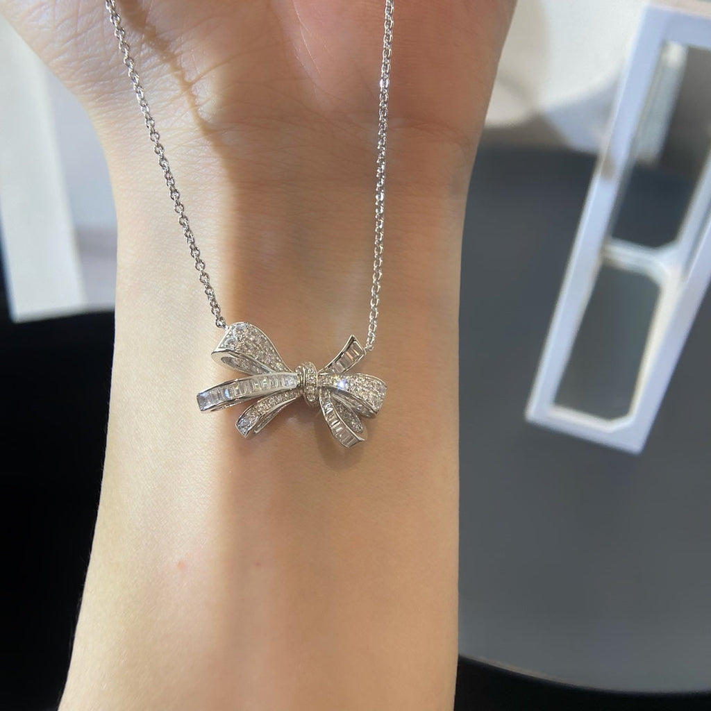 Graff Tilda Box Classic Silver Cubic Zirconia Necklace