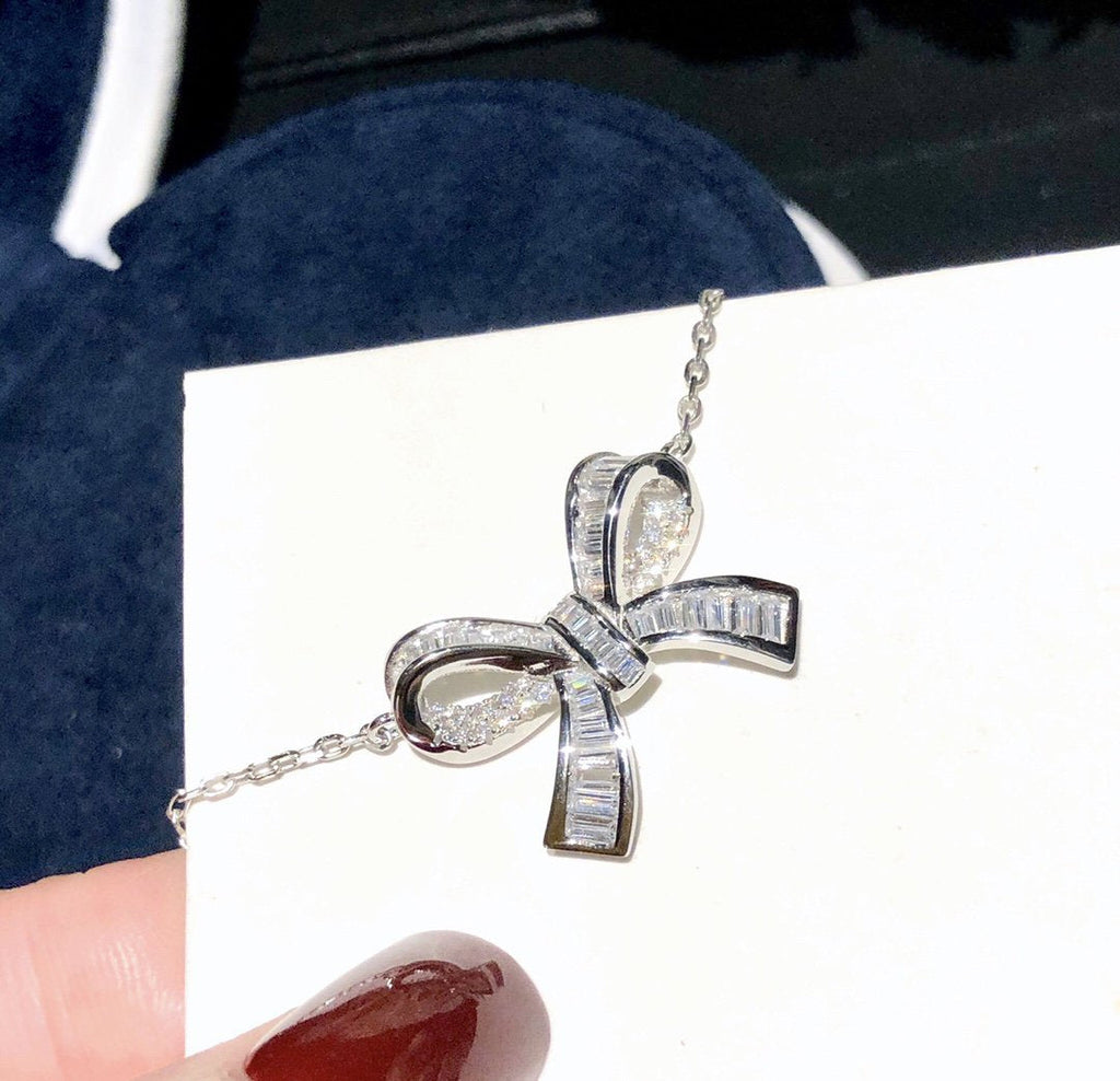 Graff Gra Silver Cubic Zirconia Necklace
