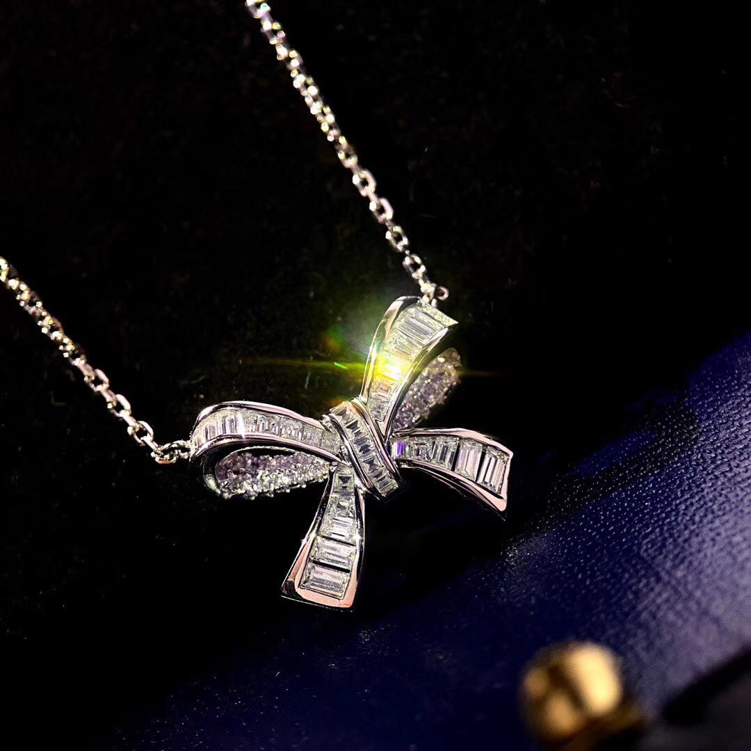 Graff Gra Silver Cubic Zirconia Necklace