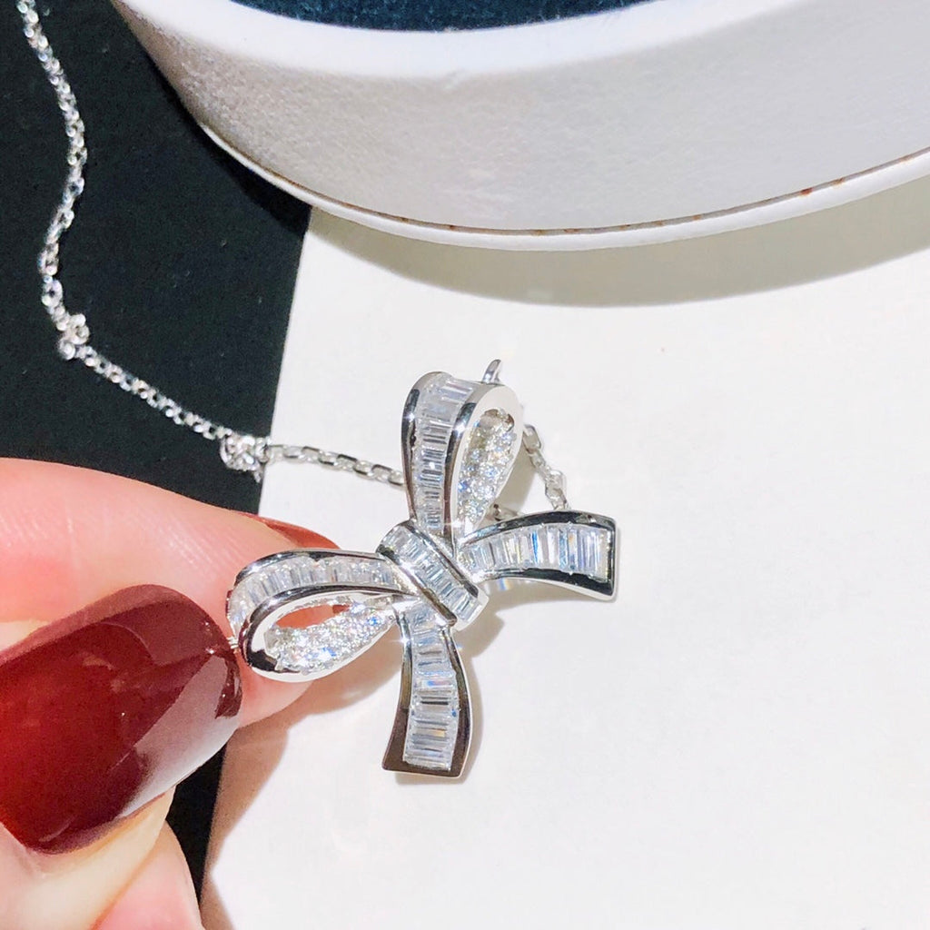 Graff Gra Silver Cubic Zirconia Necklace