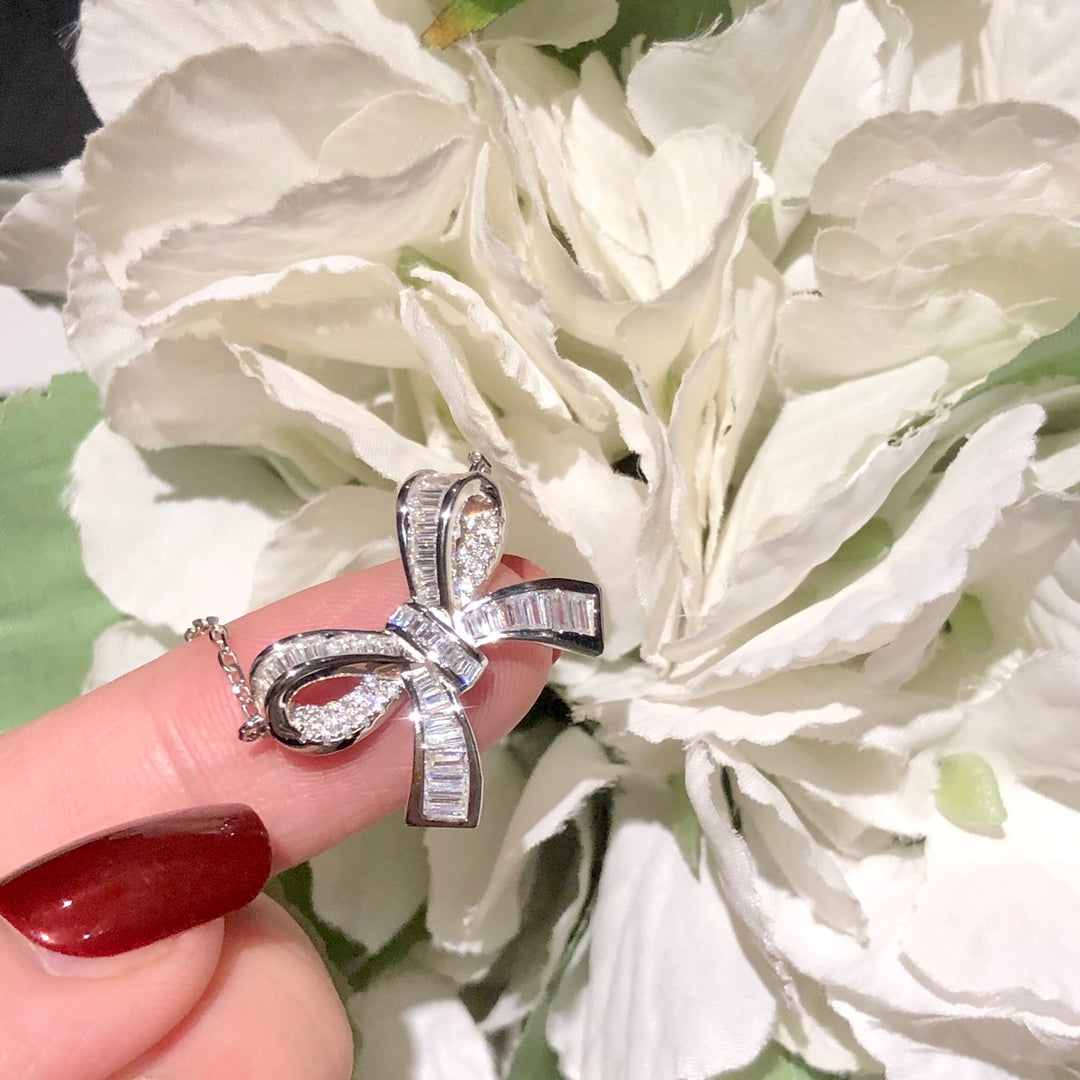 Graff Gra Silver Cubic Zirconia Necklace