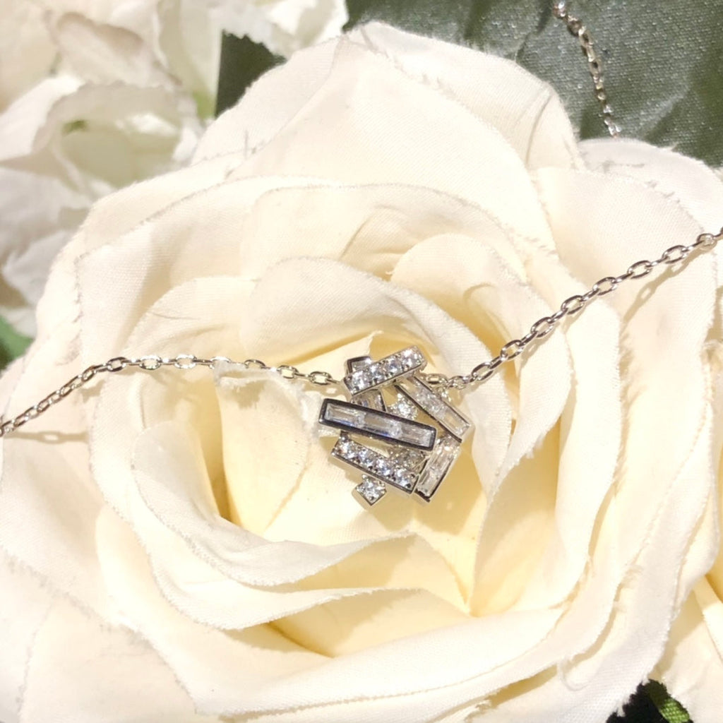 Graff Threads Silver Cubic Zirconia Necklace