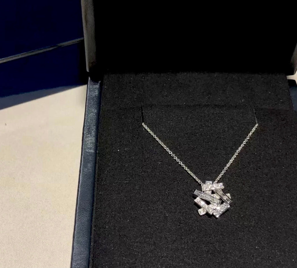 Graff Threads Silver Cubic Zirconia Necklace