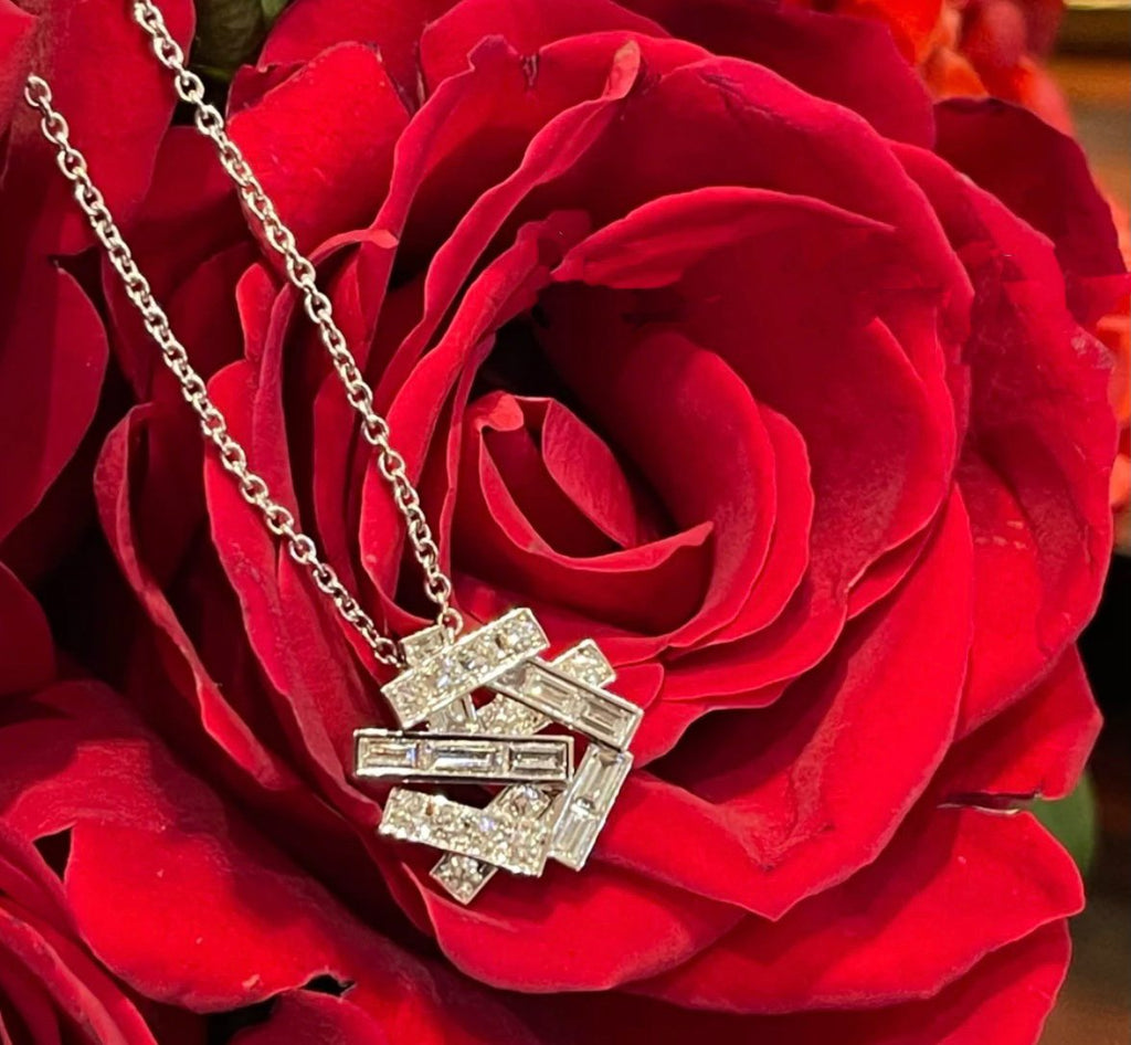 Graff Threads Silver Cubic Zirconia Necklace