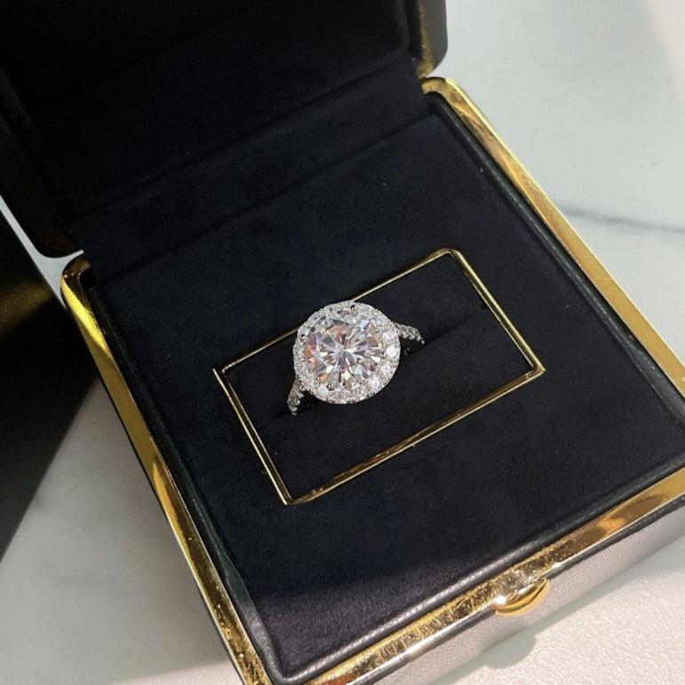 Graff Gra Band Silver Cubic Zirconia Paved Ring