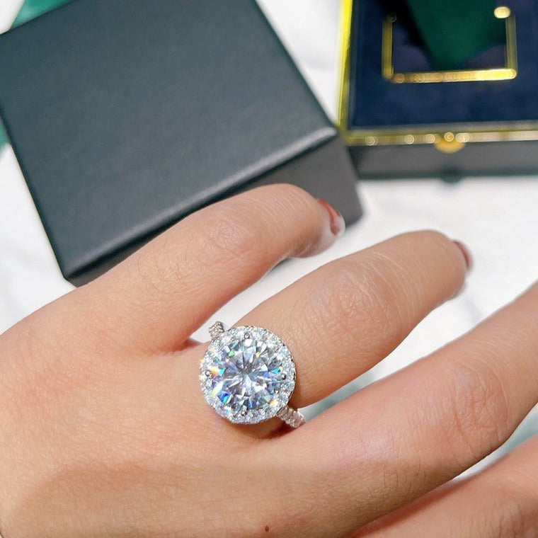 Graff Gra Band Silver Cubic Zirconia Paved Ring