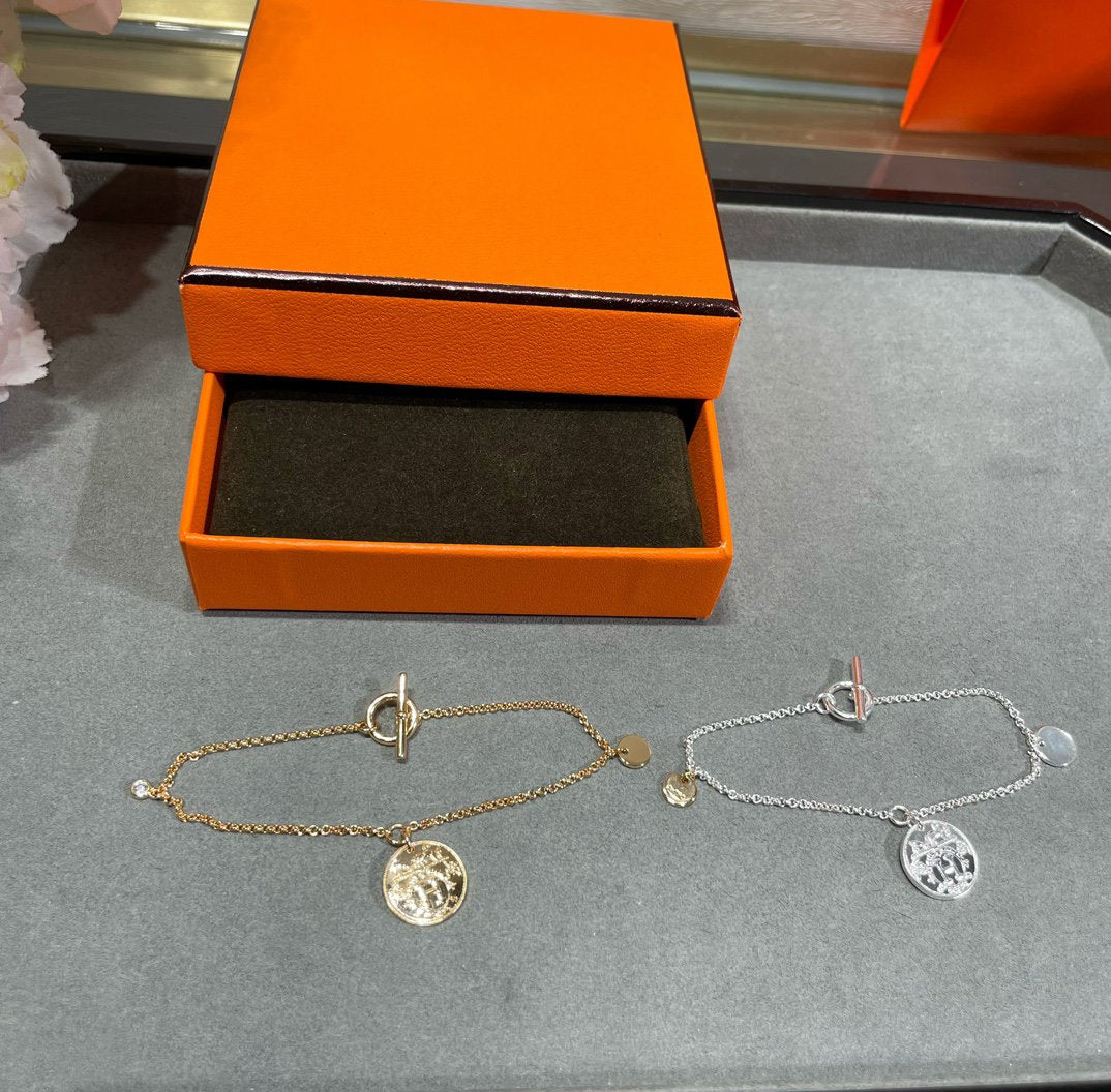 Hermes HM Coin Bracelet