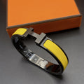 Hermes Clic HM So Black Yellow Bracelet