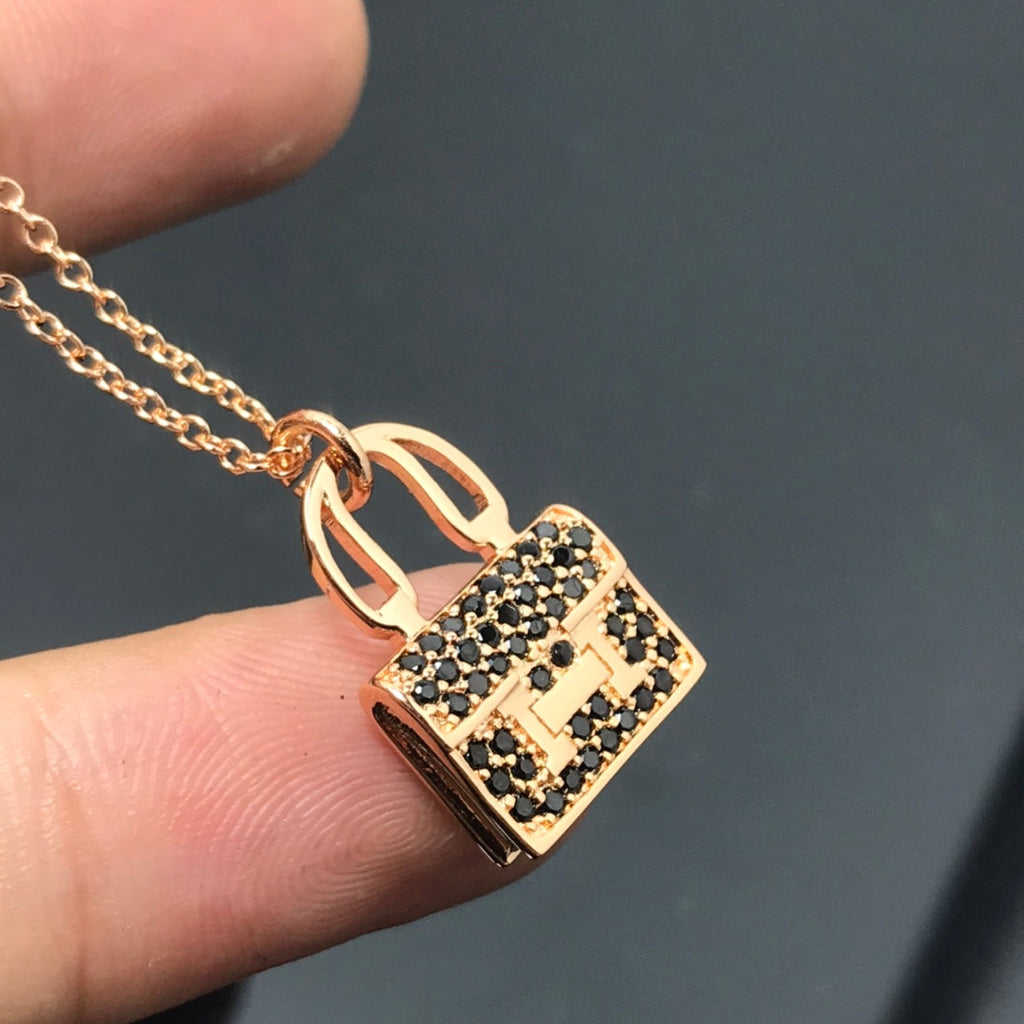 Hermes HM Necklace Arrival Black Diamond