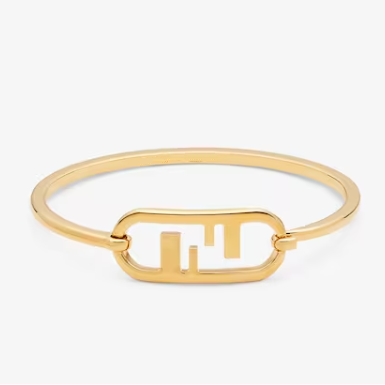 Fendi O'Lock Gold Bracelet