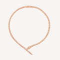 Bvlgari Serpent Viper Cubic Zirconia Paved Necklace