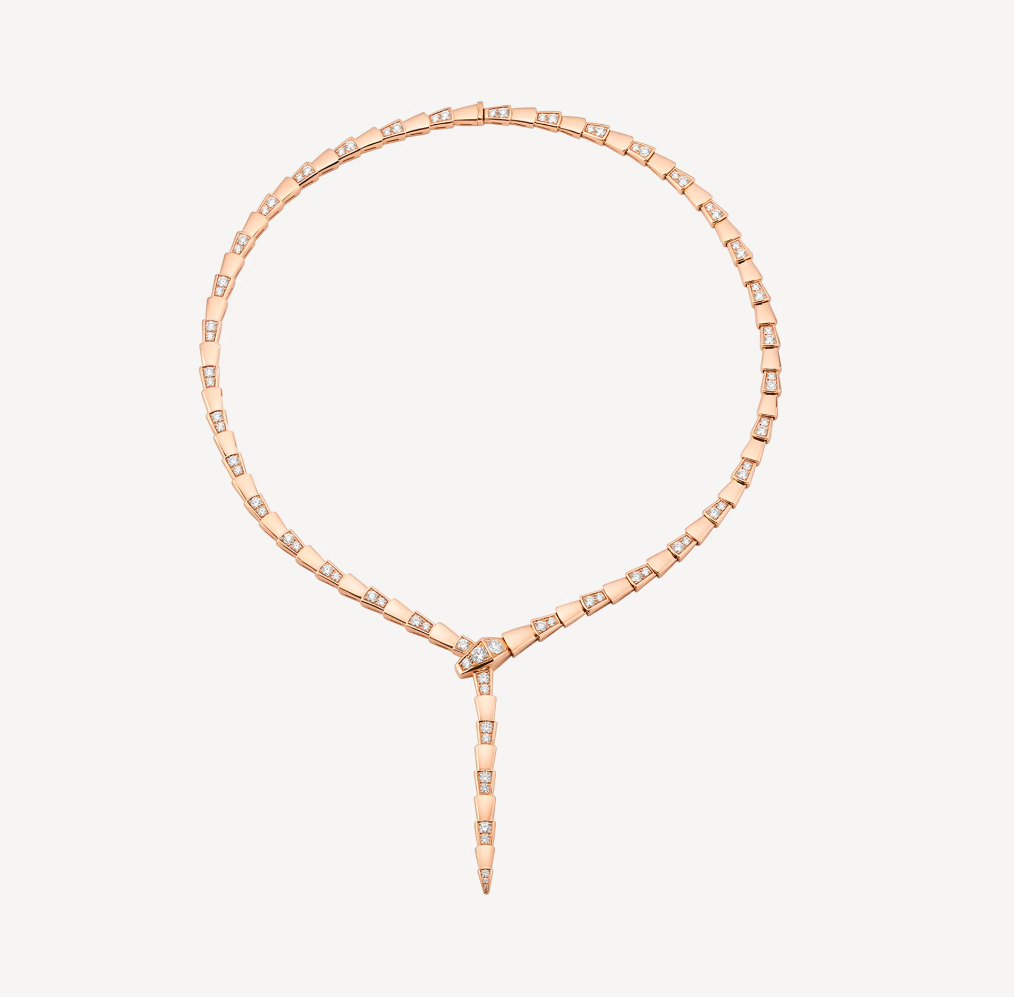 Bvlgari Serpent Viper Cubic Zirconia Necklace