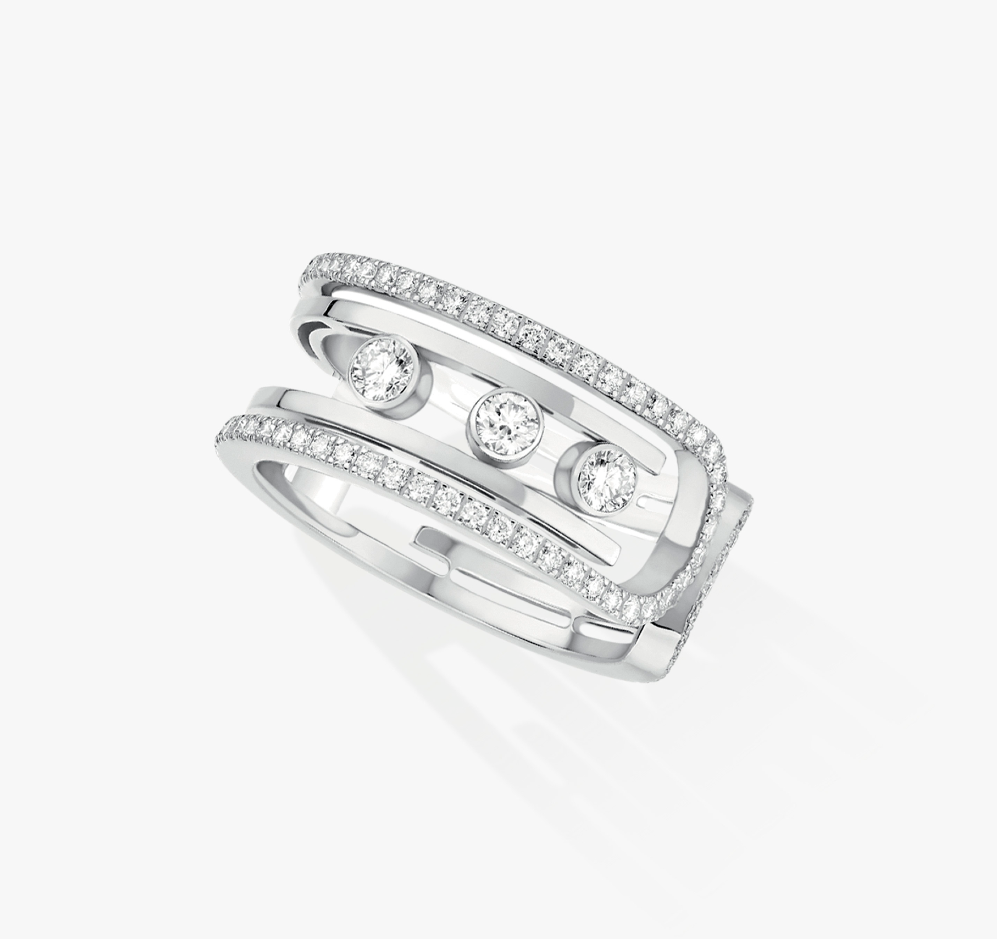 Messika Move 10th Cubic Zirconia Open Ring
