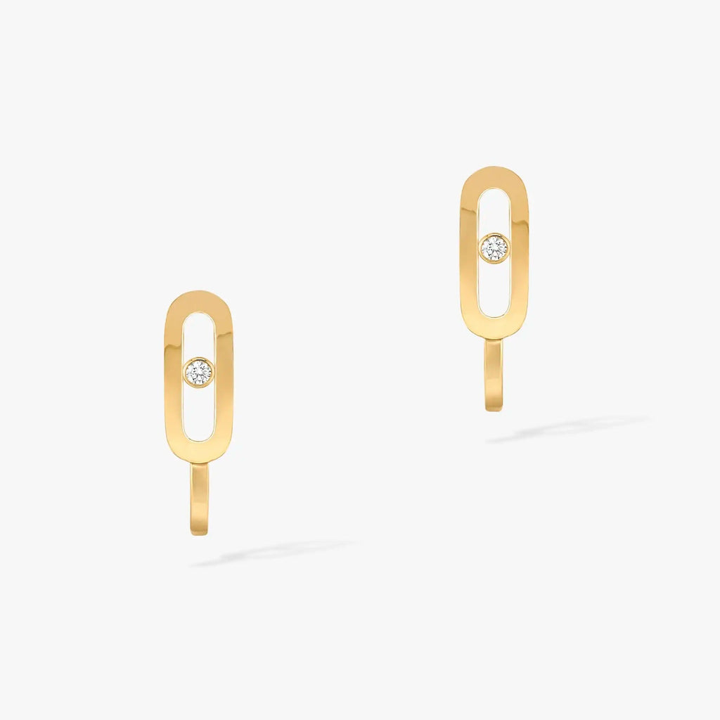 Messika Creoles Move Uno Mini 1 Cubic Zirconia Earrings